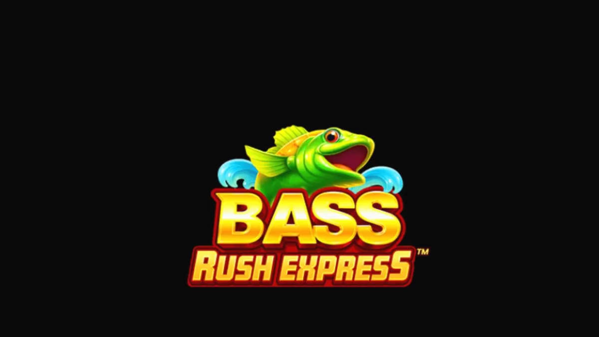 Bass Rush Express স্লট গেমের একটি দৃশ্য যেখানে লেকের শান্ত পরিবেশে মাছ ধরার থিম ফুটে উঠেছে।